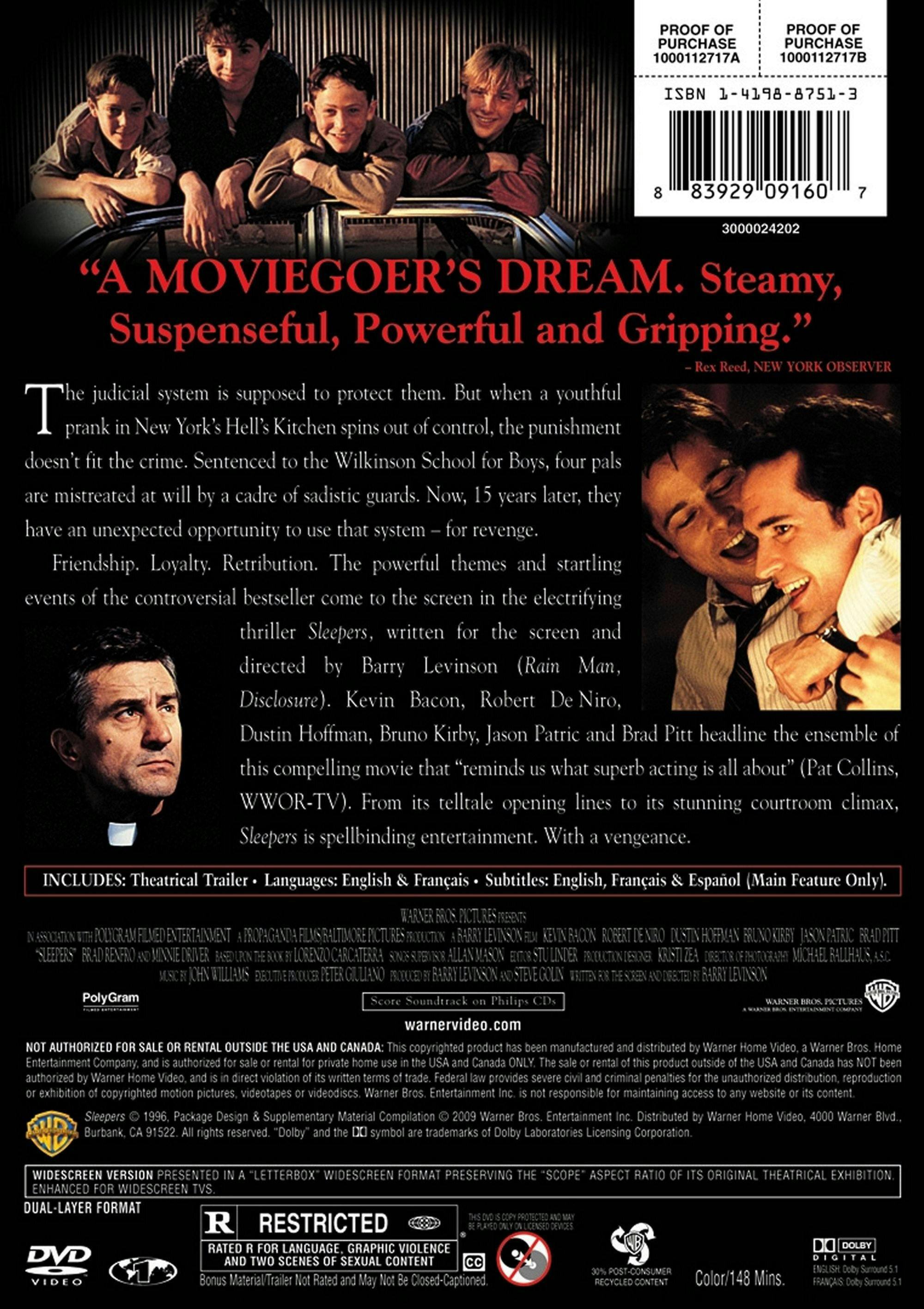 Angle. Sleepers (DVD New Packaging) [DVD].