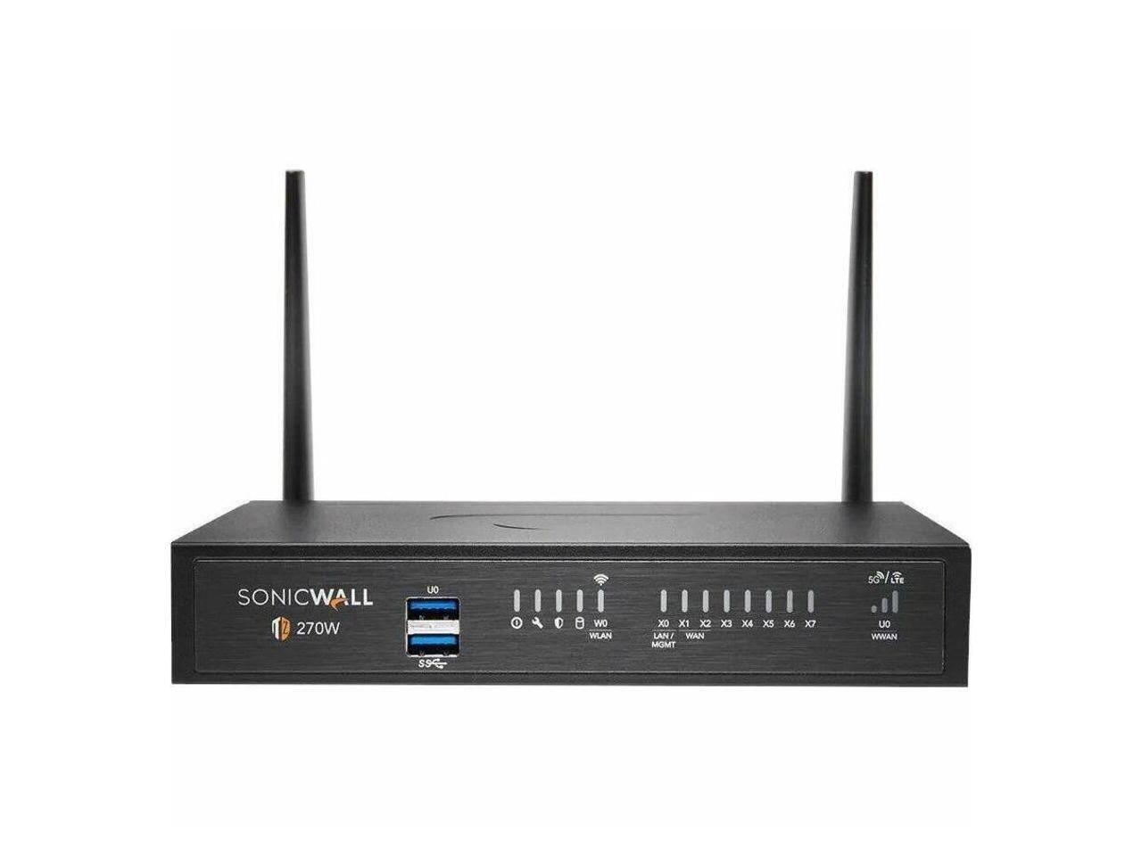 SONICWALL 270W  
U0 56%/AFe  
WLAN LAN! WAN WWAN TMDM S9G  
X0 X1 X2 X3 X4 X5 X6 X7  
U0