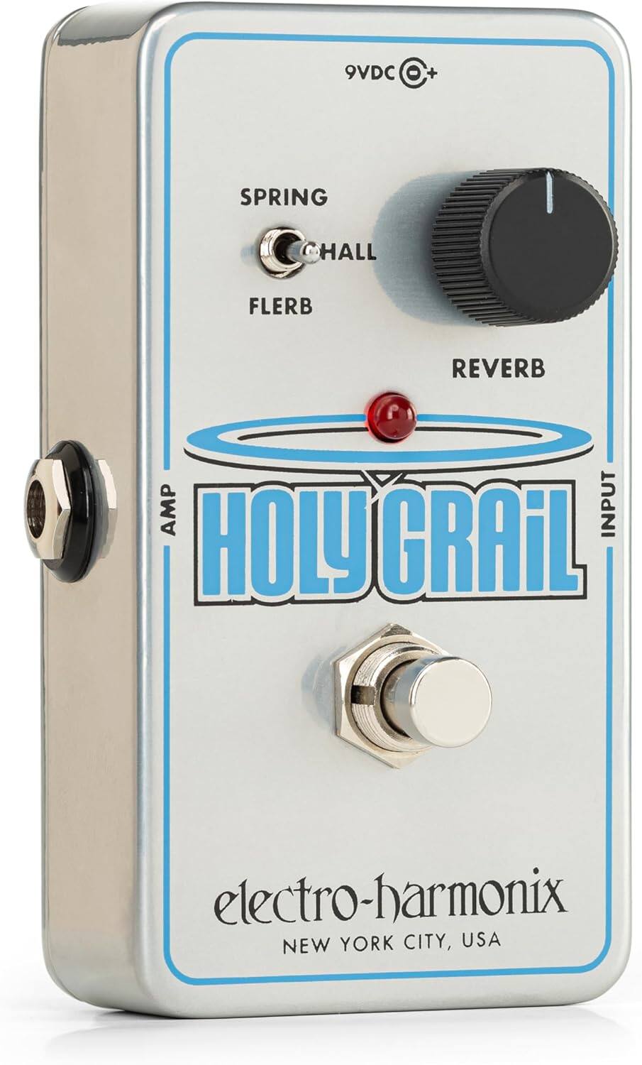 9VDC o + SPRING C HALL FLERB REVERB AMP INPUT HOLY GRAIL electro-harmonix NEW YORK CITY, USA