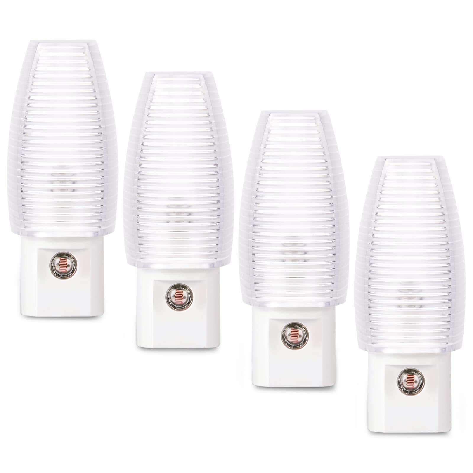 Dazzed Corner - 4-Pack Warm LED Nightlights for Bedroom, Bath & Hallway - White price history on PriceWatchPro