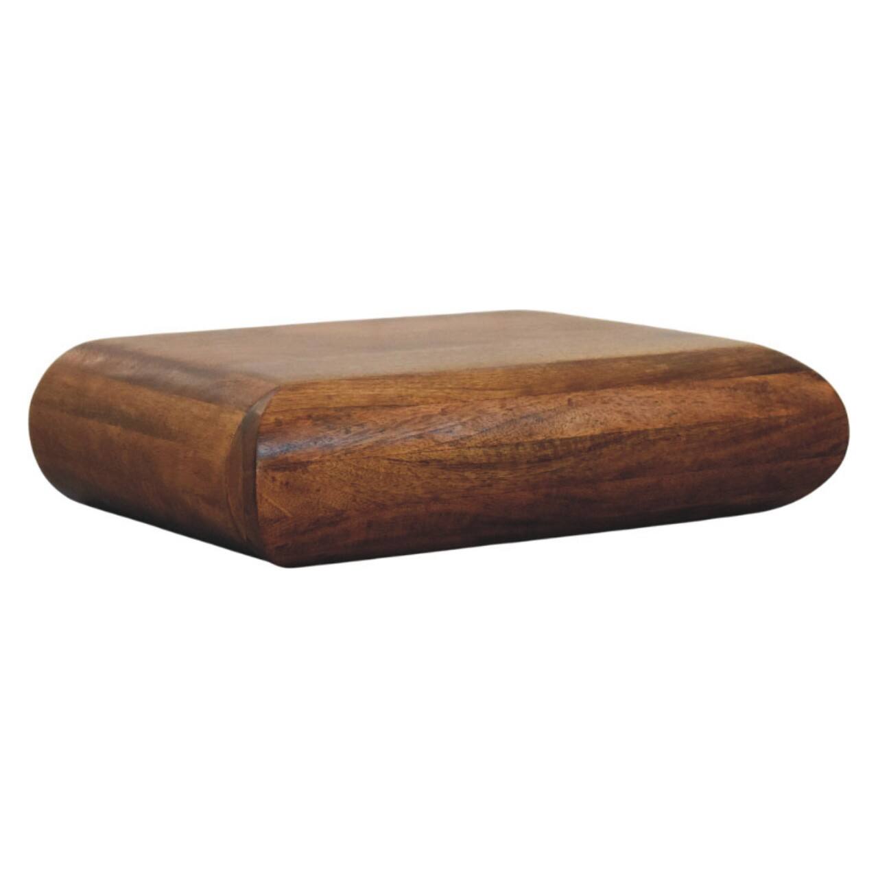 Angle. Artisan Furniture - Artisan Furniture Solid Wood Solis Wall-Mounted Bedside - Brown.