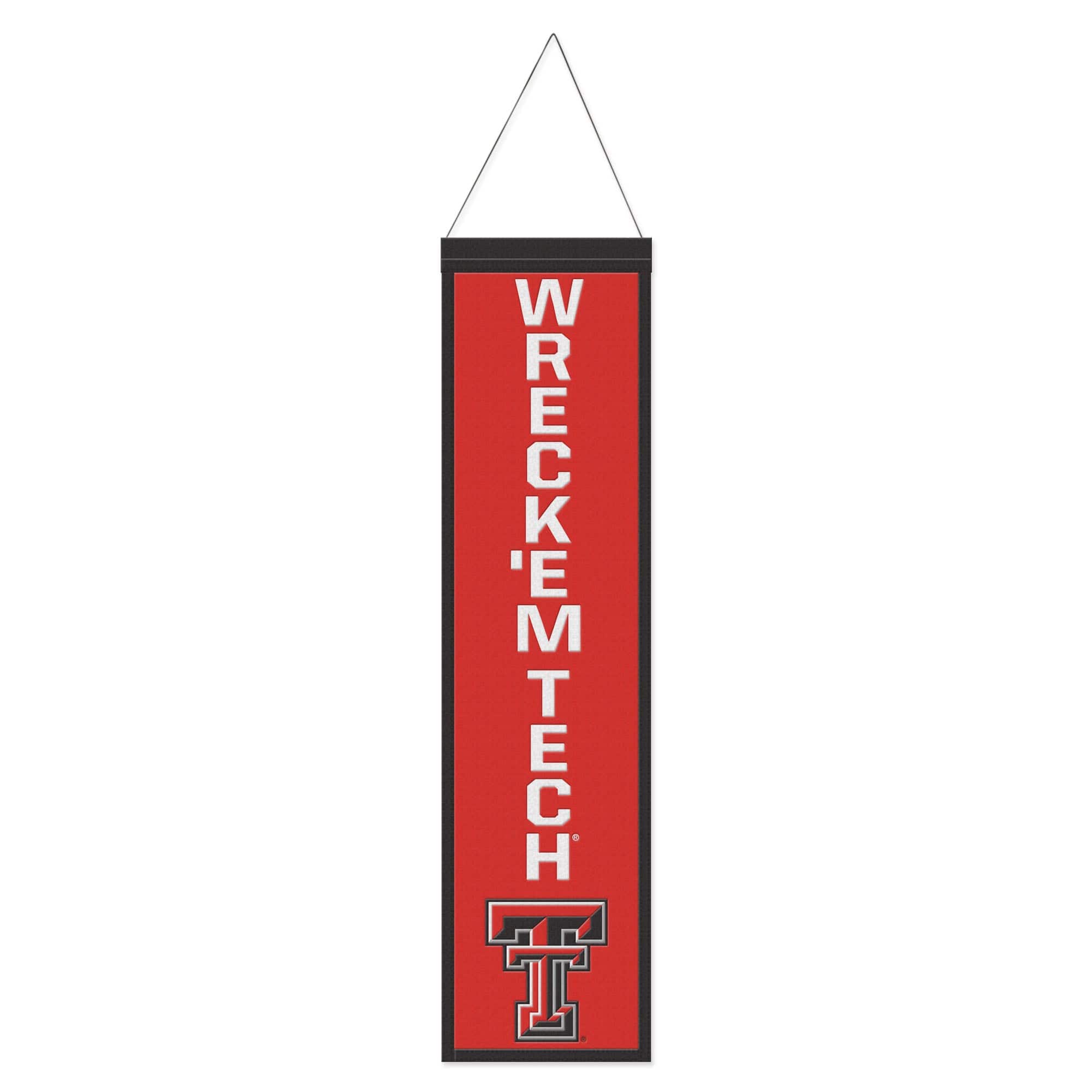 WinCraft - Texas Tech Red Raiders 8" x 32" Slogan Wool Banner - Multicolor