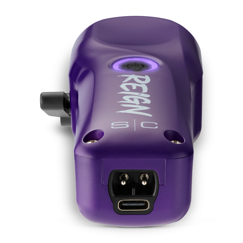 Back. StyleCraft - Reign Professional Hair Clipper with Brushless Motor - Purple.