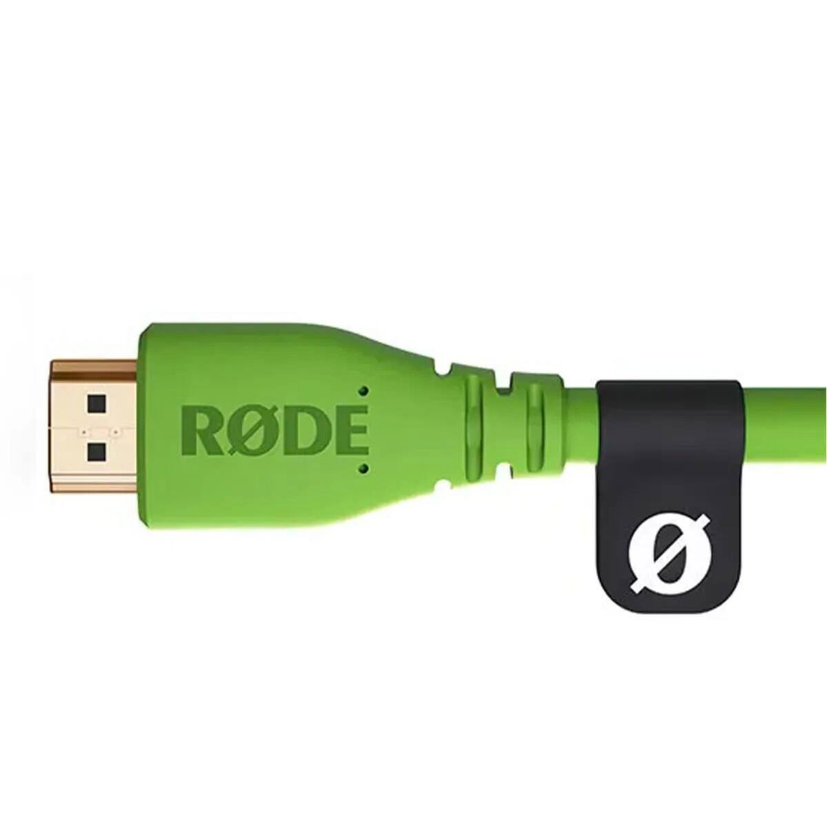 Alt View 2. RODE - Rode Premium High Speed HDMI Cable with Ethernet - Green, 5'.
