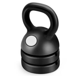 Alchemy Casas - Adjustable Kettlebell Weight Set 3 in 1 Kettlebells For Home Gym Full body Workout Strength Loss Good - Black