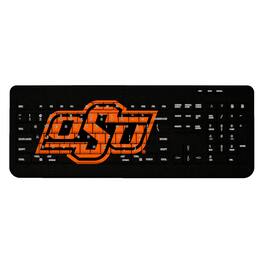 Keyscaper - Oklahoma State Cowboys Solid Design Wireless Keyboard - Multicolor
