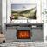 Front. Ihomeadore - 68" TV Stand with Electric Fireplace Media Console for TVs up to 78" - Gray.