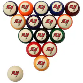 Imperial - Tampa Bay Buccaneers Retro Billiard Ball Set - Cream