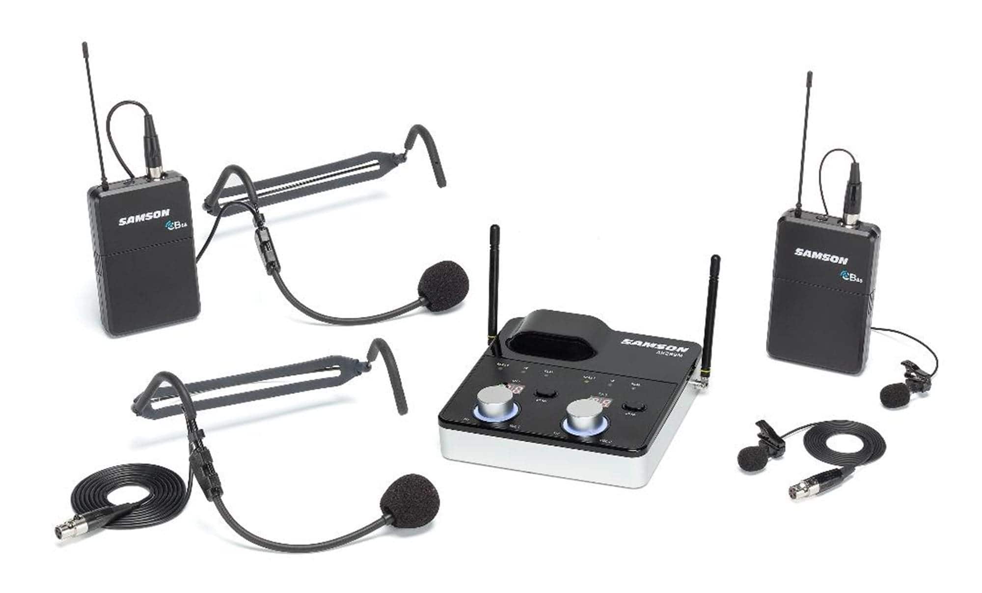 Samson - SWC288MPR-K Dual Channel Lavalier Headset Combo Wireless Band K price history on PriceWatchPro