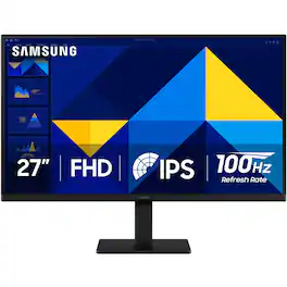 Samsung - 27" (S30GD) IPS Business Essential Monitor (HDMI) - Black