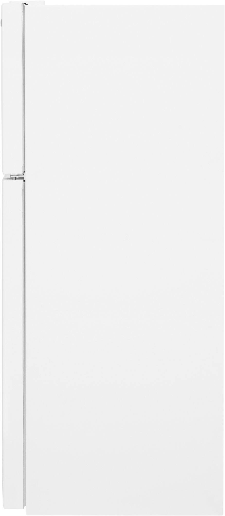 Alt View 4. Frigidaire - 20 Cu. Ft. Garage Ready Top Freezer Refrigerator - White.
