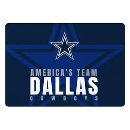 Pegasus - Dallas Cowboys 60" x 90" Oversized Slogan Fade Ultra Cozy FAN-mily Blanket - Multicolor