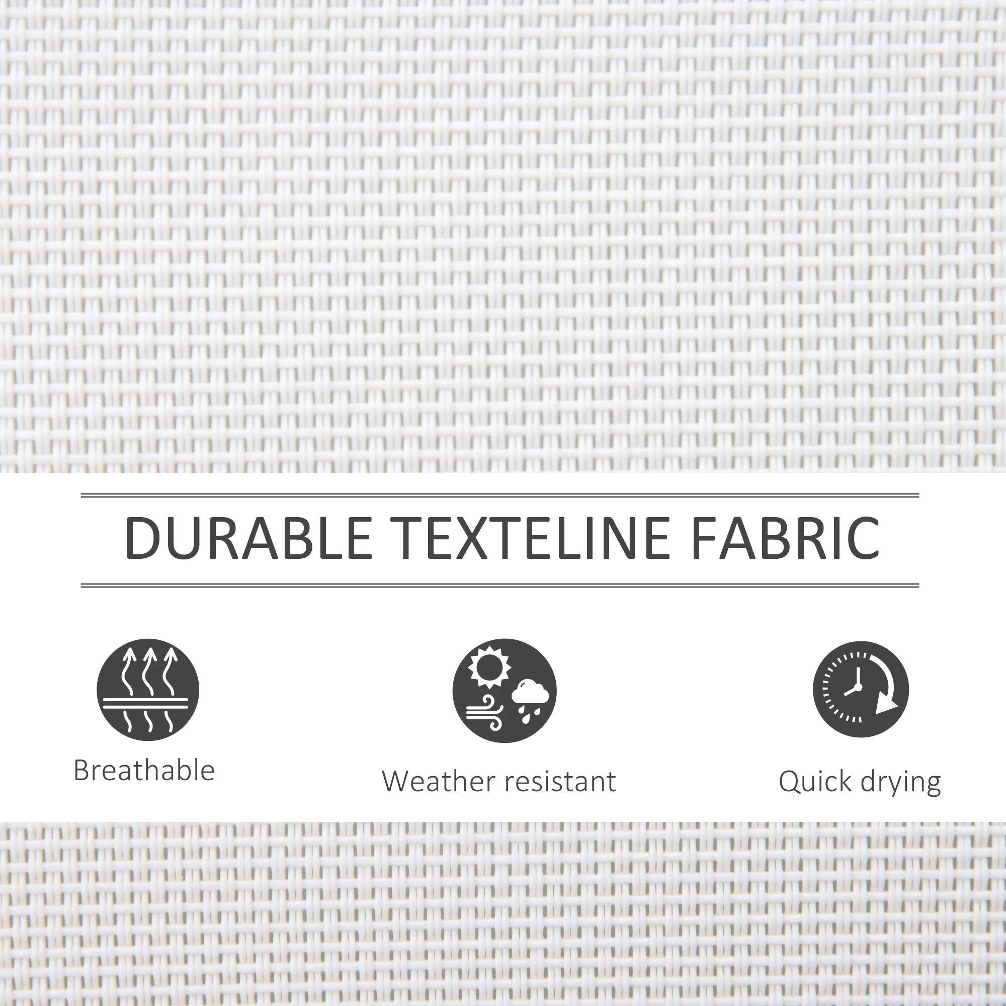 DURABLE TEXTELINE FABRIC

- Breathable
- Weather resistant
- Quick drying