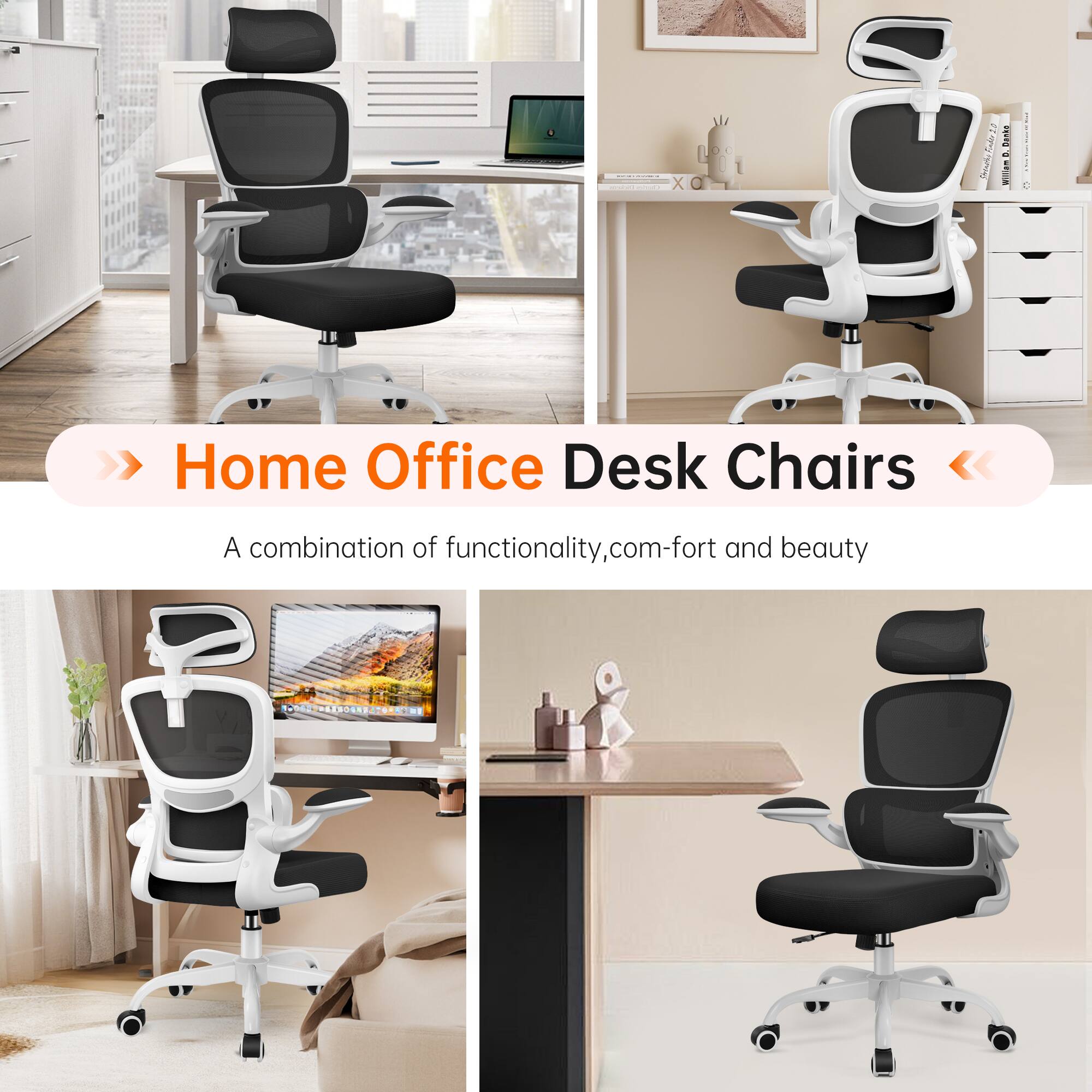 Home Office Desk Chairs  
A combination of functionality, comfort, and beauty