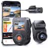 Vantrue - S1 PRO 3K + 1080P HDR AI Dash Cam Front and Rear, ADAS, STARVIS 2, Night Vision, Parking Mode, Wi-Fi & GPS - Black