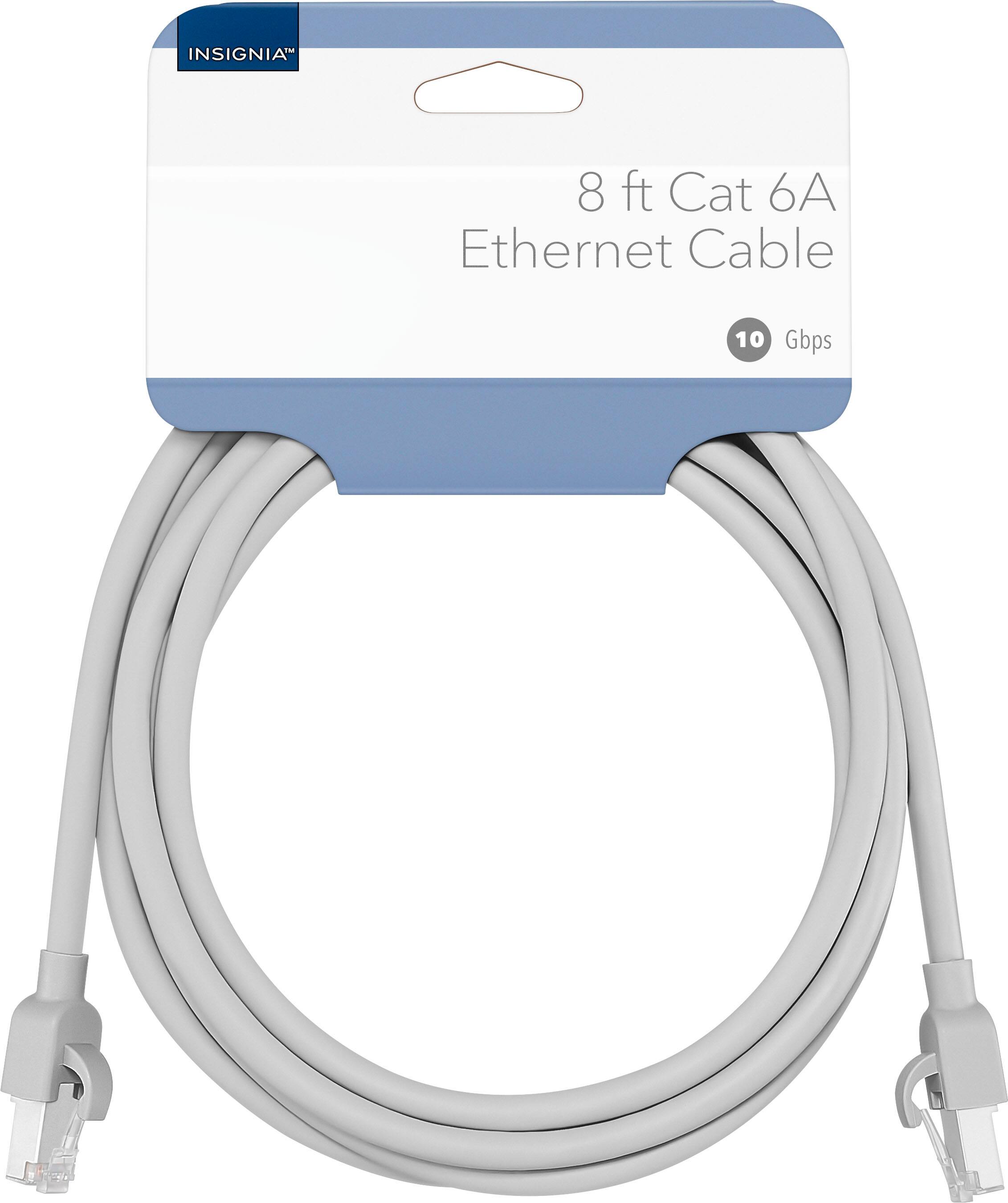 INSIGNIA™  
8 ft Cat 6A Ethernet Cable  
10 Gbps