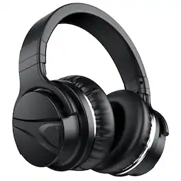 COWIN - E7MR Bluetooth Headphones Wireless Over-Ear Headphones Non-Noise Cancelling 20H Playtime - Black