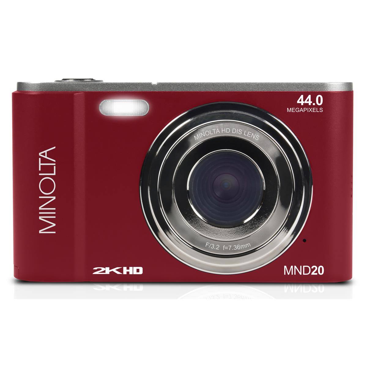 MINOLTA 2KHD SKHU HD DIS MINOLTA LENS F/3.2 f=7.36mm LAS 3Rm 44.0 MEGAPIXELS MND20