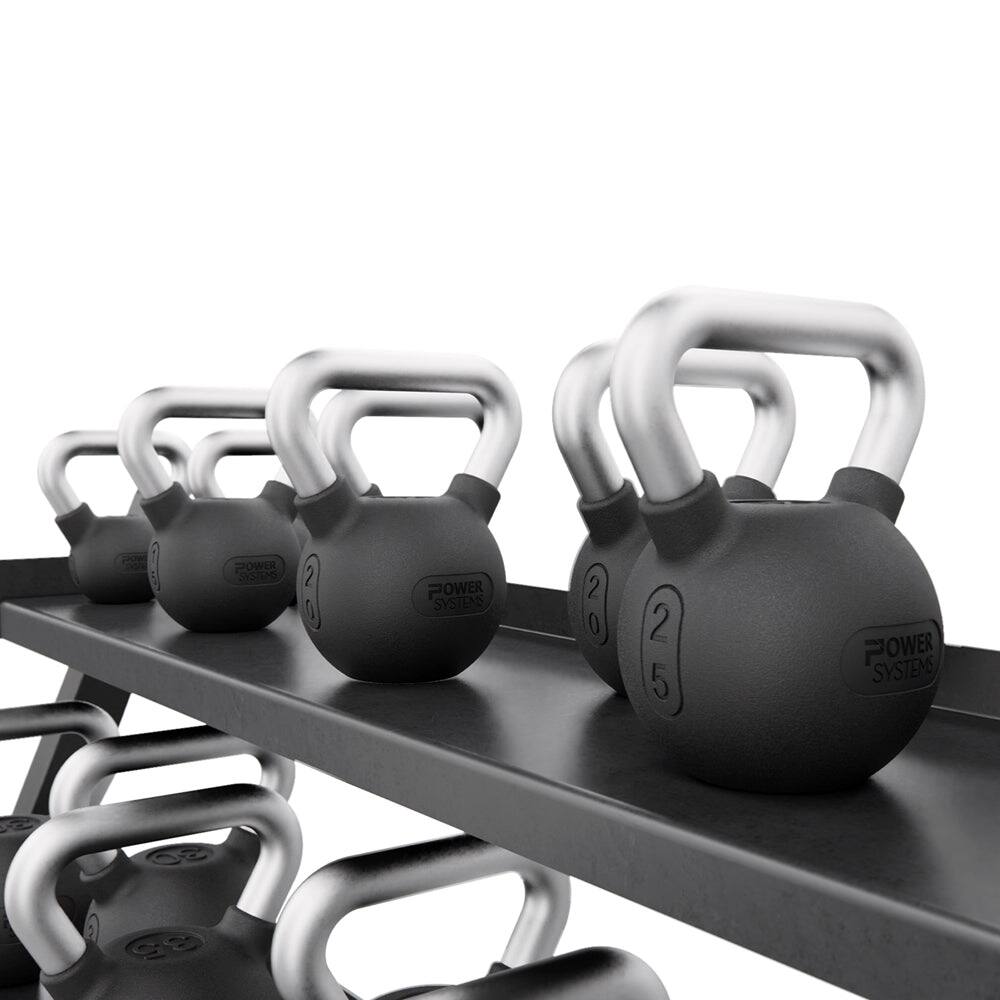 Power Systems Elite Rubber Kettlebell 45 lb Premium Rubber Coated