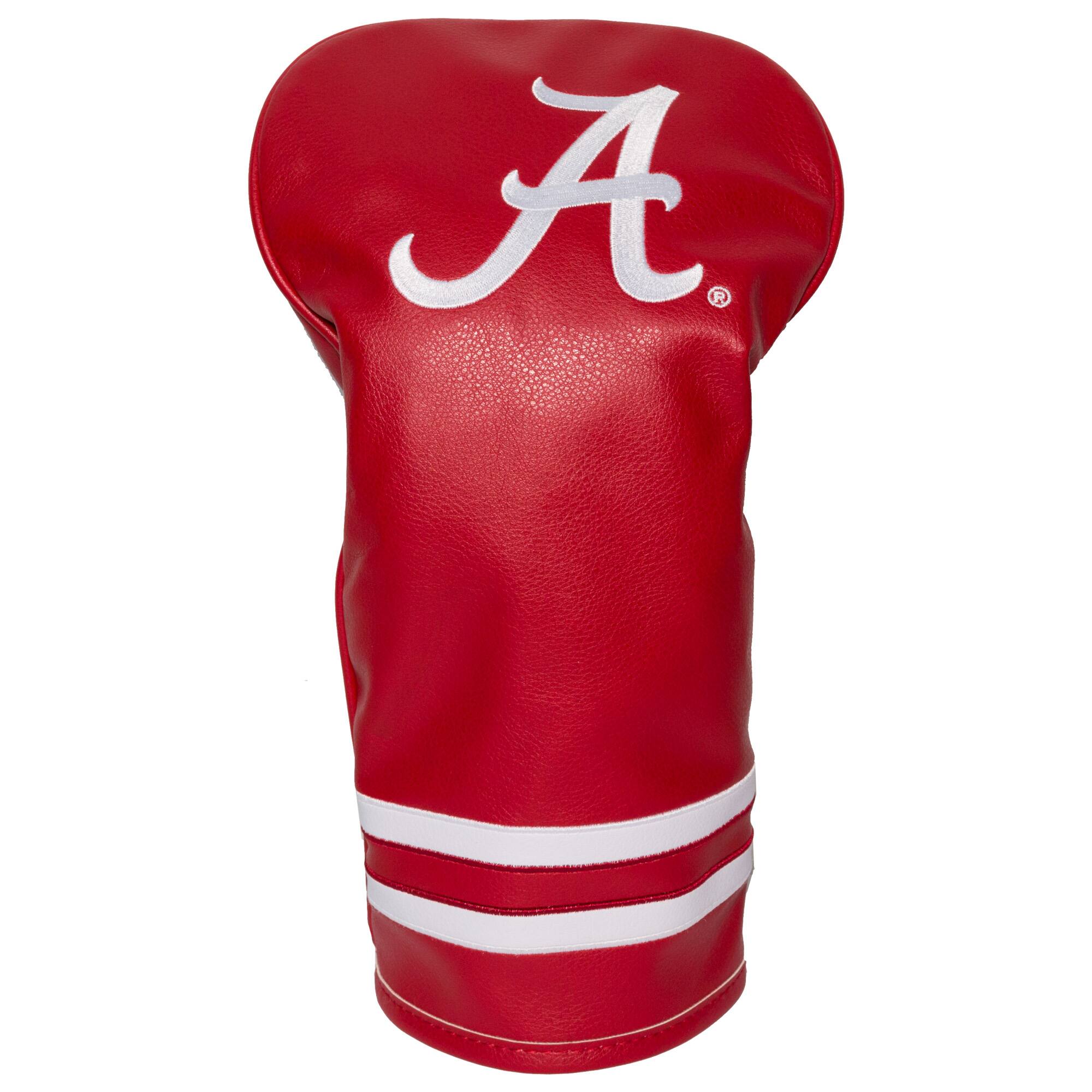 Front. Team Golf - Alabama Crimson Tide Vintage Driver Head Cover - Multicolor.