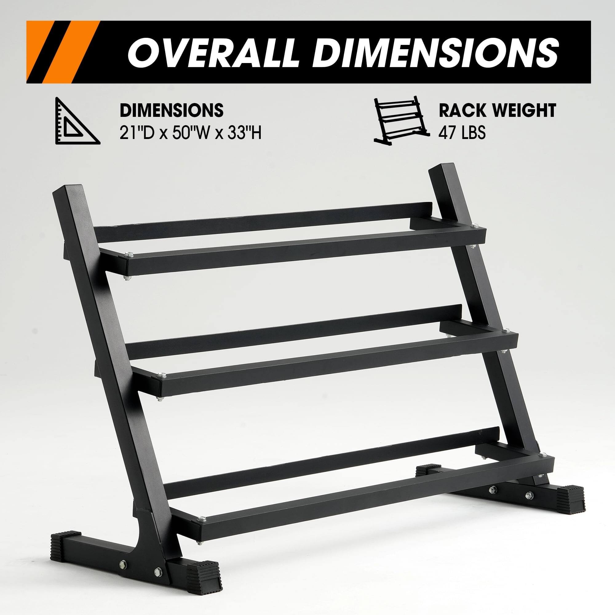 OVERALL DIMENSIONS
DIMENSIONS
21"D x 50"W x 33"H
RACK WEIGHT
47 LBS