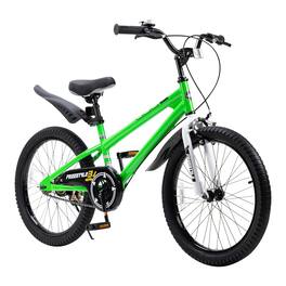 RoyalBaby - Freestyle Kids 20 Inch Bike with Kickstand, Bell and Reflectors - Green