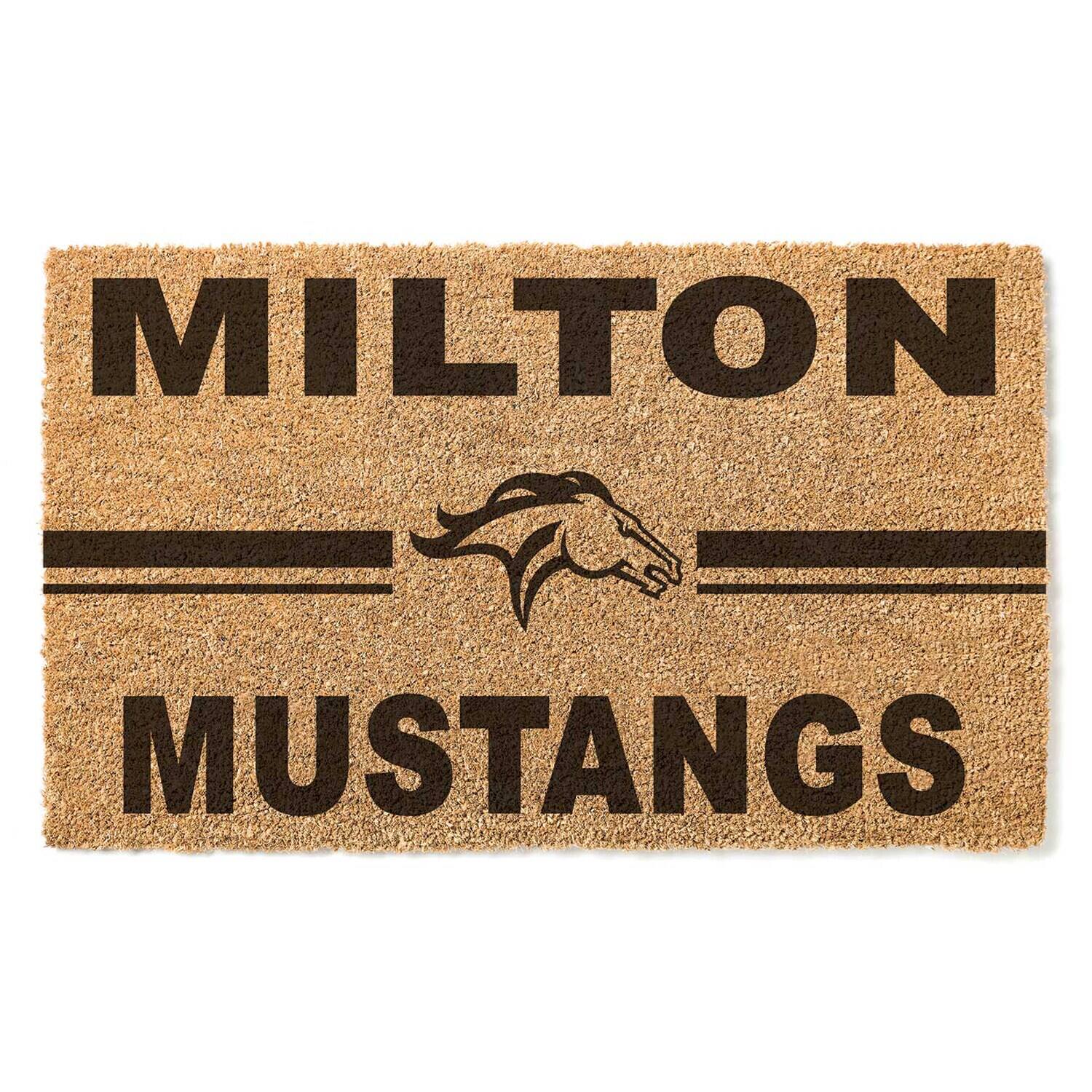 Milton Academy Mustangs 18" x 30" Team Logo Doormat