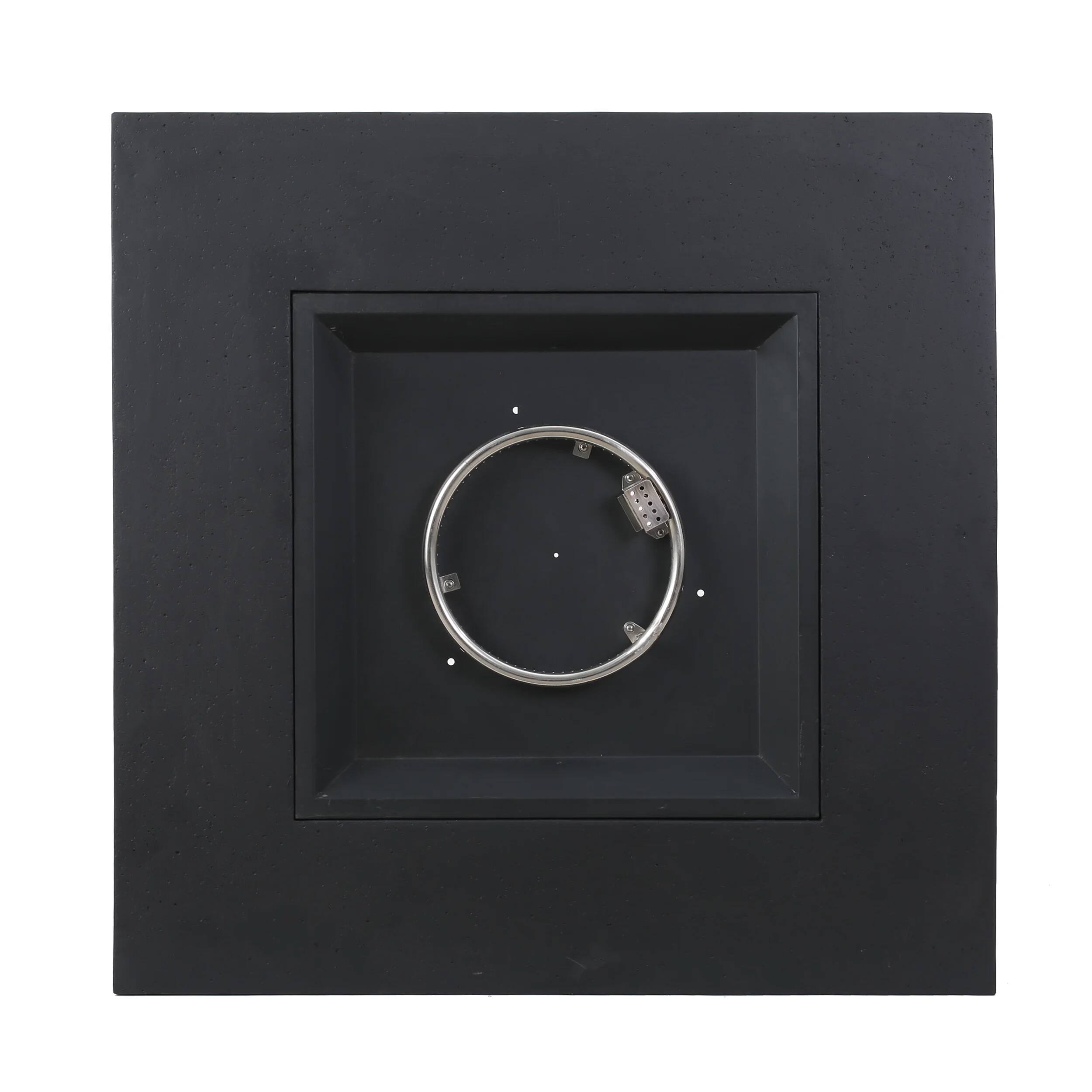 Back. Dexmalle - Dexmalle-Outdoor 50000 BTU Propane Fire Pit,Tank Holder-Dark Grey.