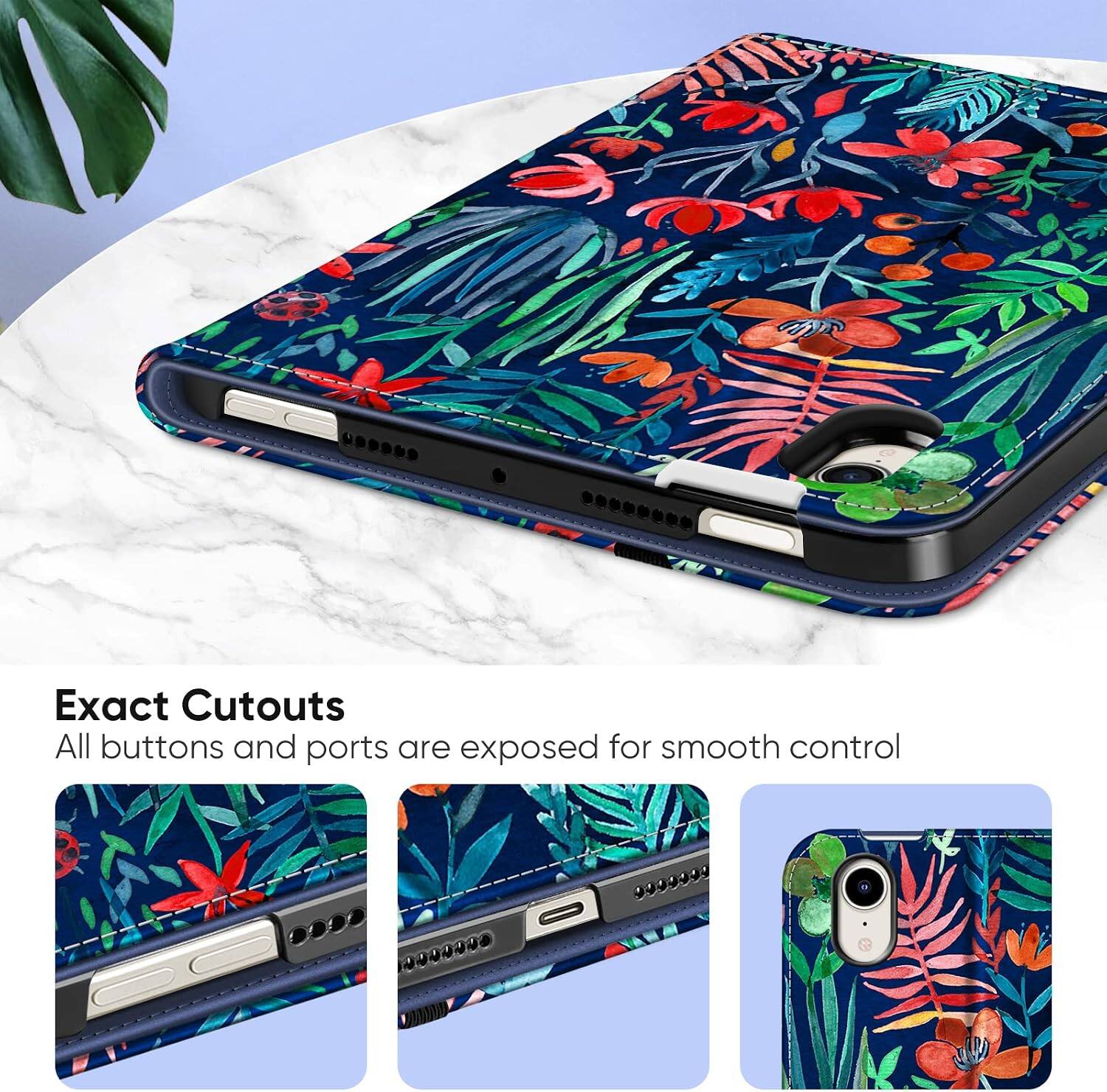 Exact Cutouts  
All buttons and ports are exposed for smooth control