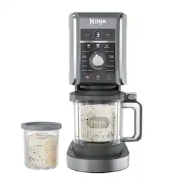 Ninja - Refurbished Excellent - NC501 CREAMi Deluxe 11-In-1 BPA-Free Ice Cream and Frozen Treat Maker - Silver