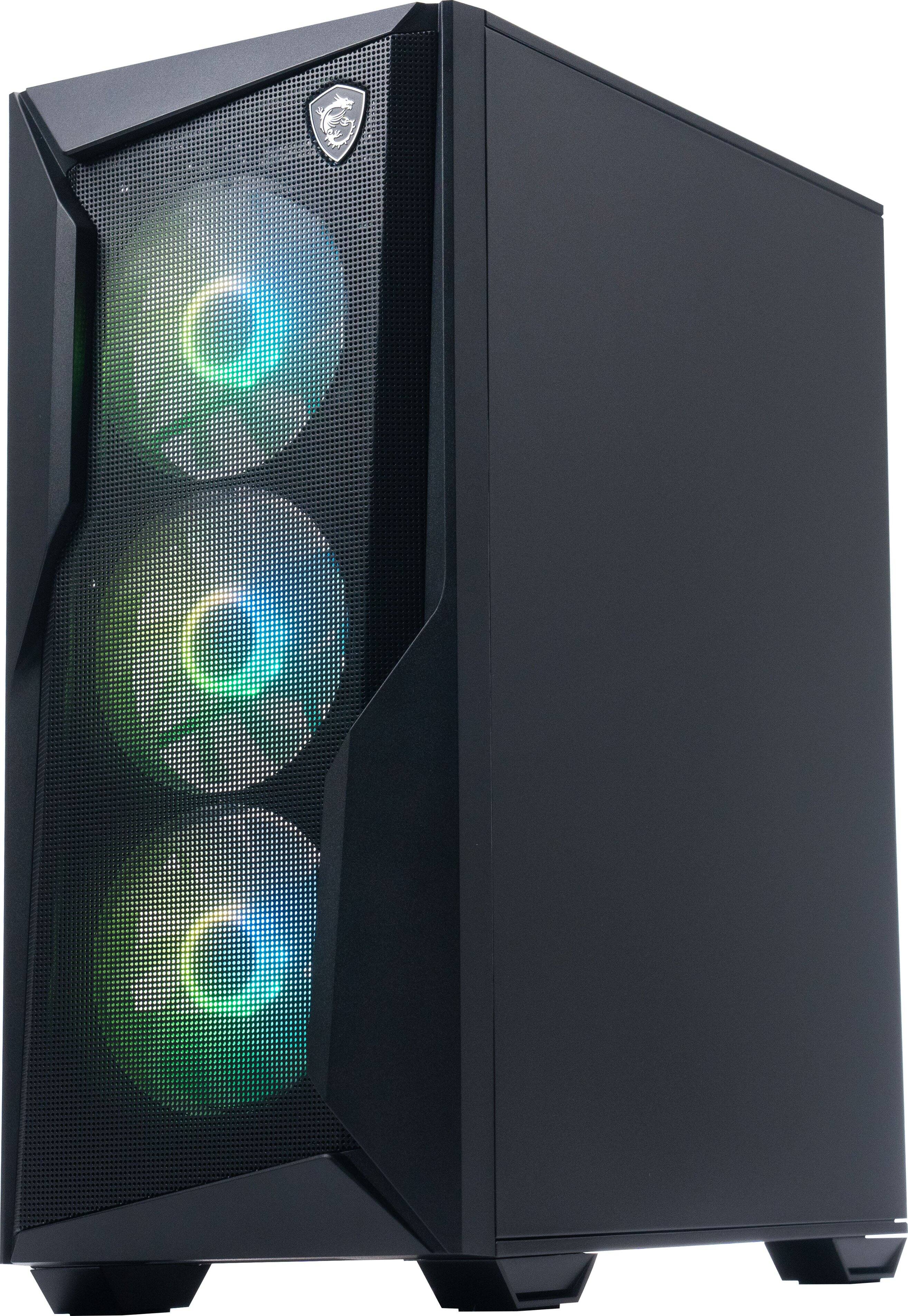 Alt View 2. MSI - Codex R2 Gaming Desktop - Intel i5-14400F 2024 - 16GB Memory - NVIDIA GeForce RTX 5060 - 1TB SSD Storage - Black.