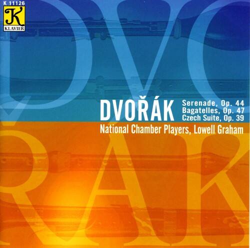 K 11126  
KLAVIER  
DVORÁK  
Serenade, Op. 44  
Czech Bagatelles, Op. 47  
Czech Suite, Op. 39  
National Chamber Players, Lowell Graham