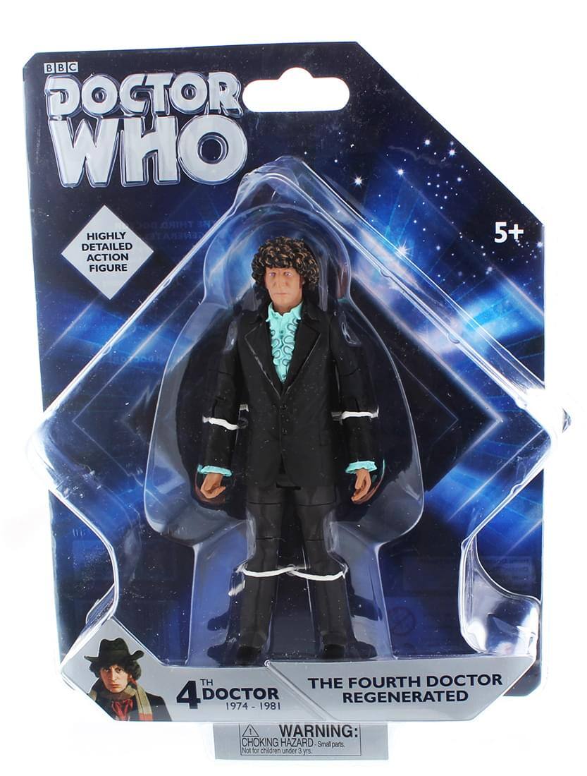 BBC Doctor Who  
Highly Detailed Action Figure  
5+  
The Fourth Doctor Regenerated  
1974 - 1981  
Warning: Choking Hazard - Small parts. Not for children under 3 years.
