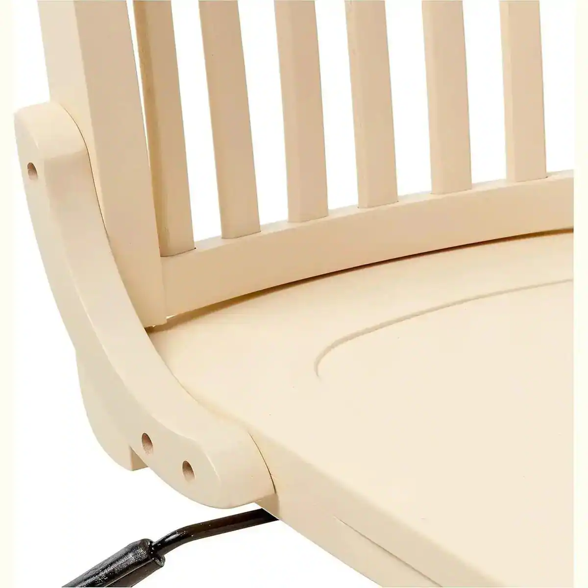 Alt View 3. Office Star Products - Deluxe Antique White Banker's Chair Adjustable Productive Home Office - White.