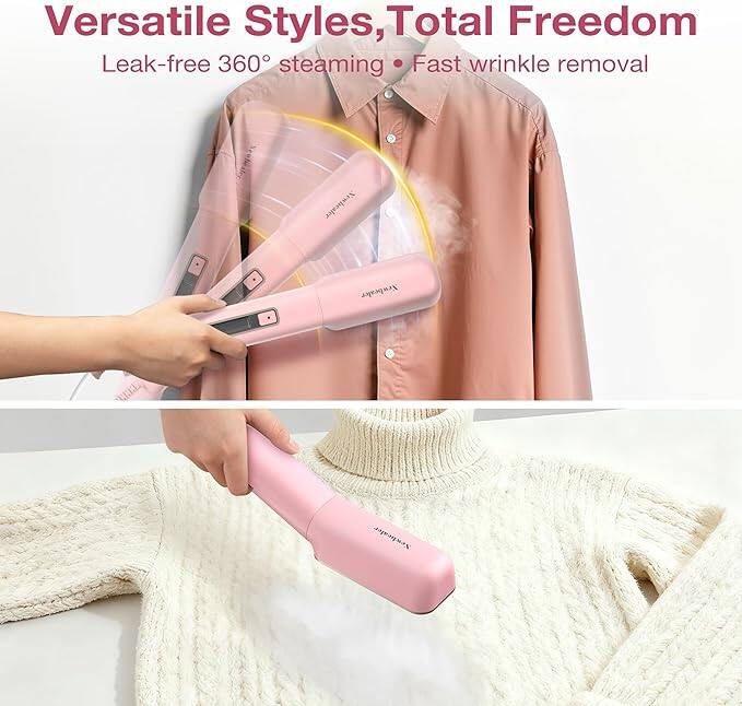 Versatile Styles, Total Freedom  
Leak-free 360° steaming • Fast wrinkle removal