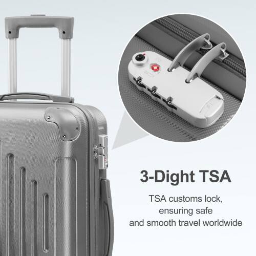 3-Digit TSA TSA customs lock, ensuring safe and smooth travel worldwide