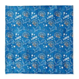 Pegasus - Detroit Lions 108" x 108" Victory Pennant Ultra Cozy Family Blanket - Multicolor