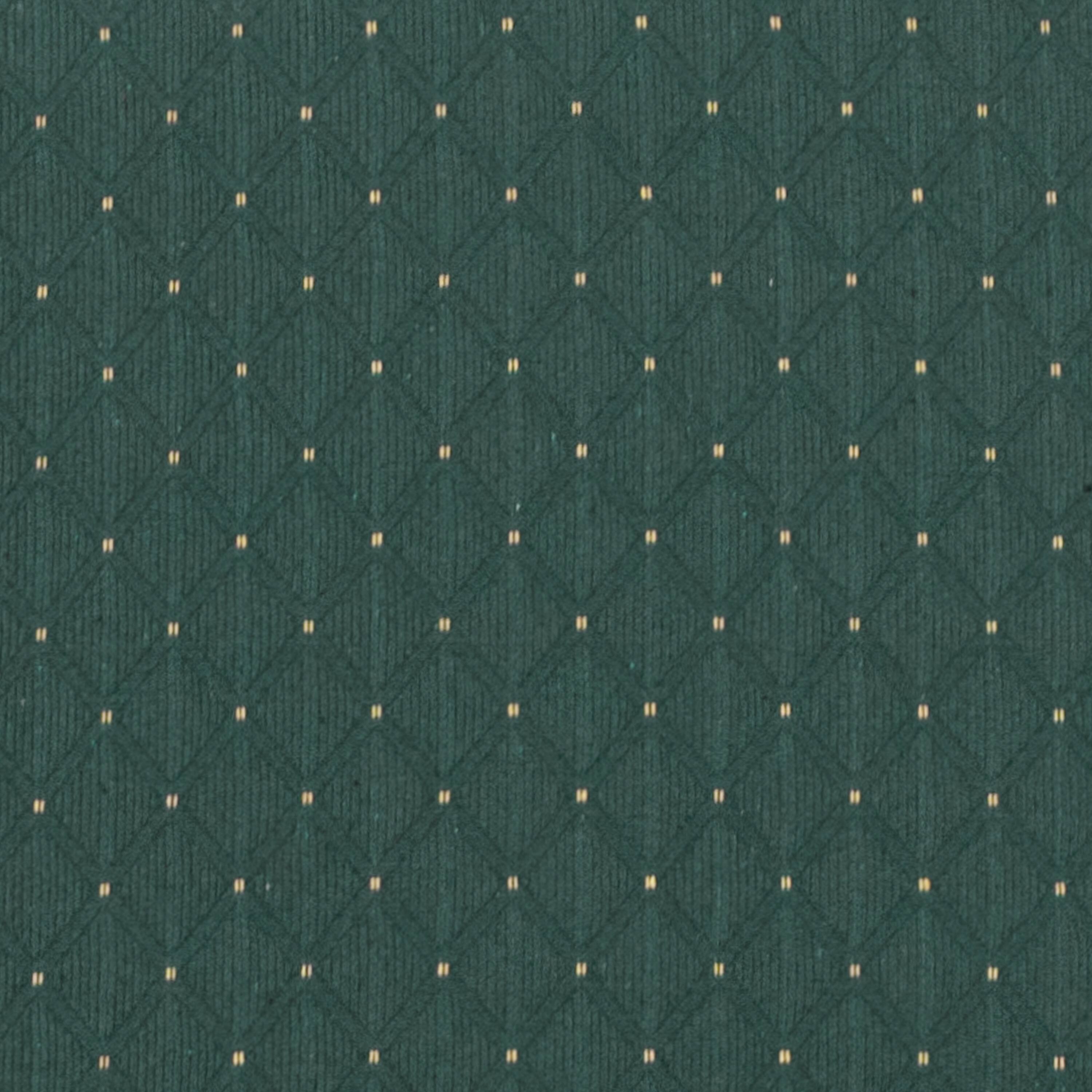 Alt View 9. Emma + Oliver - 4 Pack 21''W Church Chair with Book Rack - Hunter Green Dot Patterned Fabric/Gold Vein Frame.