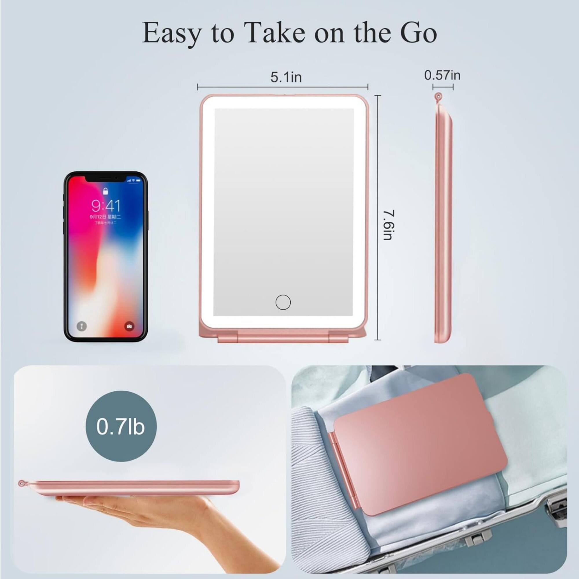 Easy to Take on the Go

5.1in  
0.57in  
9:41  
7.6in  
0.7lb