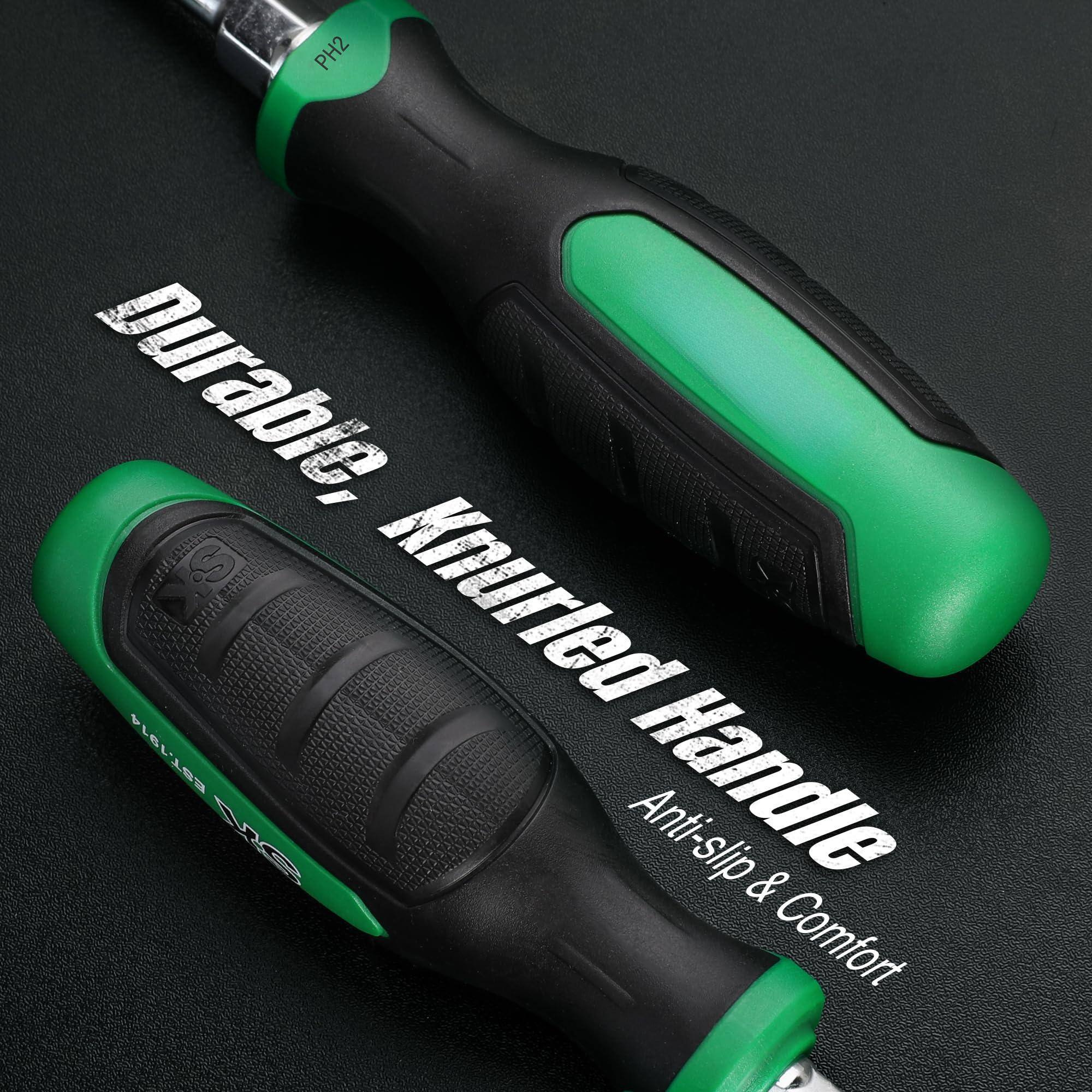 PH2  
DURABLE, Knurled Handle  
Anti-slip & Comfort