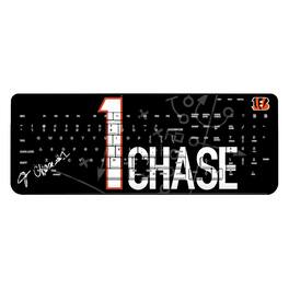 Keyscaper - Ja'Marr Chase Cincinnati Bengals Wireless Keyboard - Black