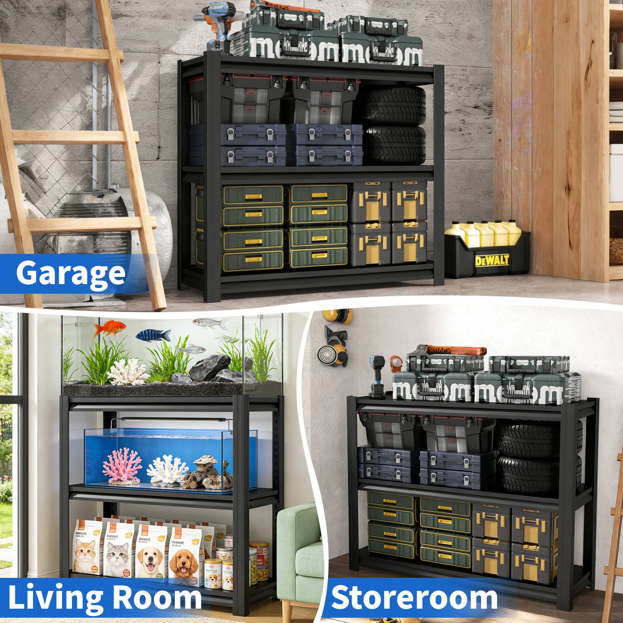 Garage  
Living Room  
Storeroom