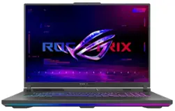 ASUS - ROG Strix G18 18" 2.5K 240Hz Gaming Laptop - AMD Ryzen 9 HX - 32GB RAM - NVIDIA GeForce RTX 5060 - 1TB SSD - Eclipse Gray - Front_Zoom
