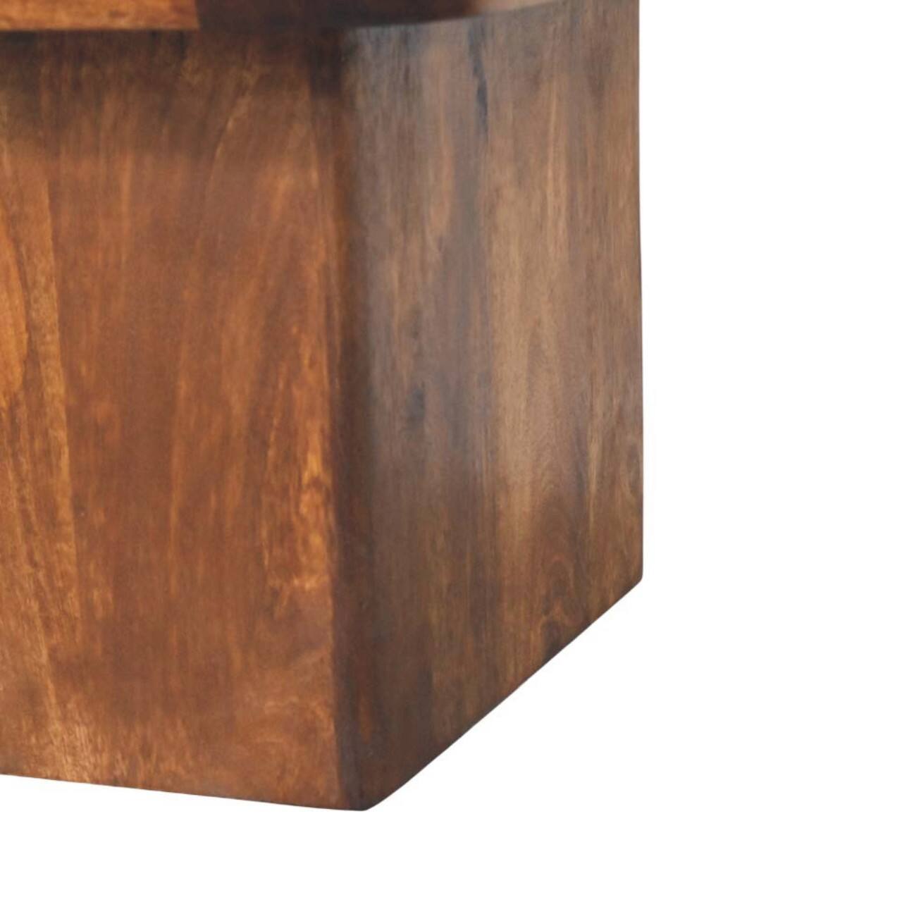 Alt View 4. Artisan Furniture - Artisan Furniture Solid Wood Travertine Top Tray Coffee Table - Brown.