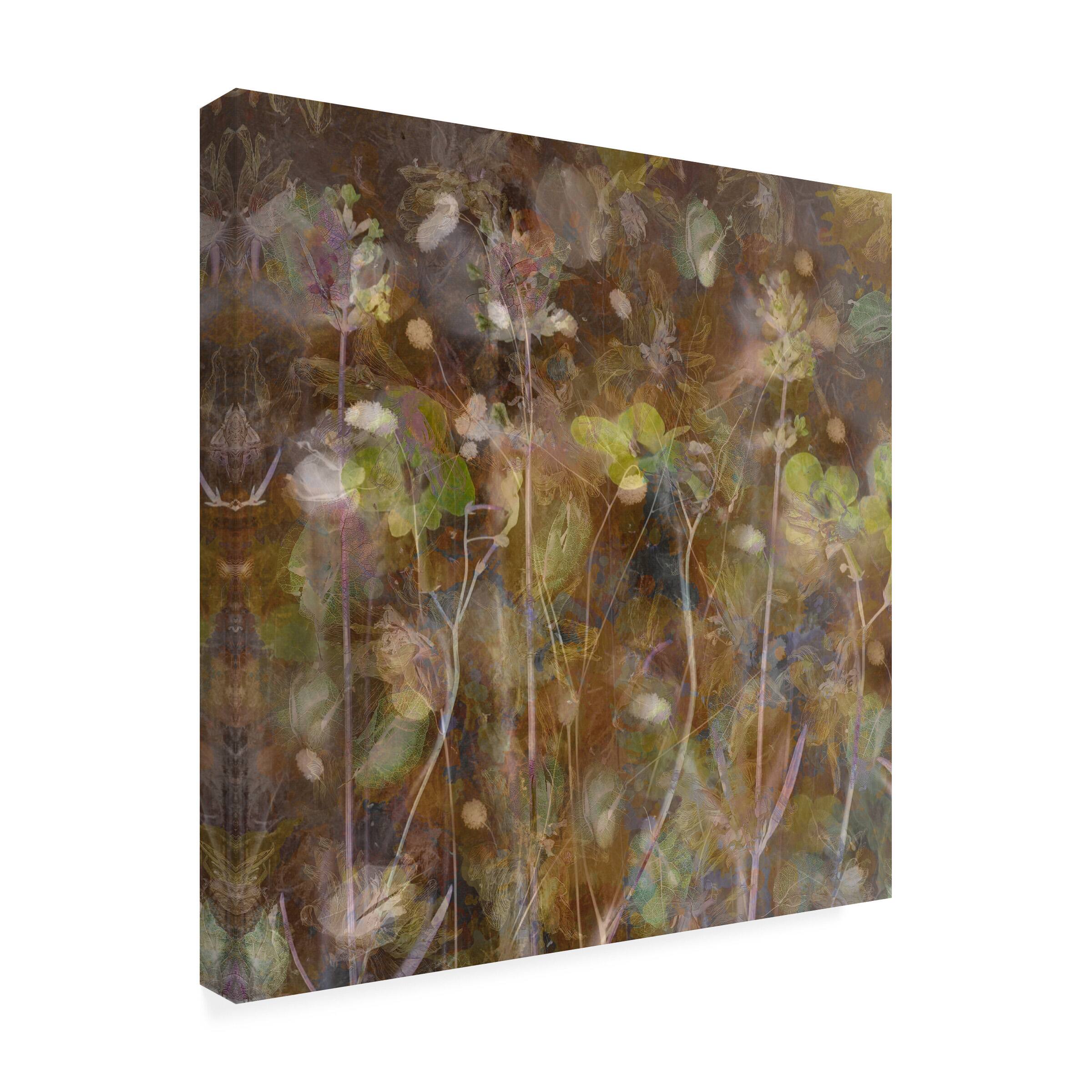 Front. Trademark Fine Art - Katarina Holmstrom Summer Pastel Canvas Art - 35 x 35 Inches - 35x35 - Multicolor.