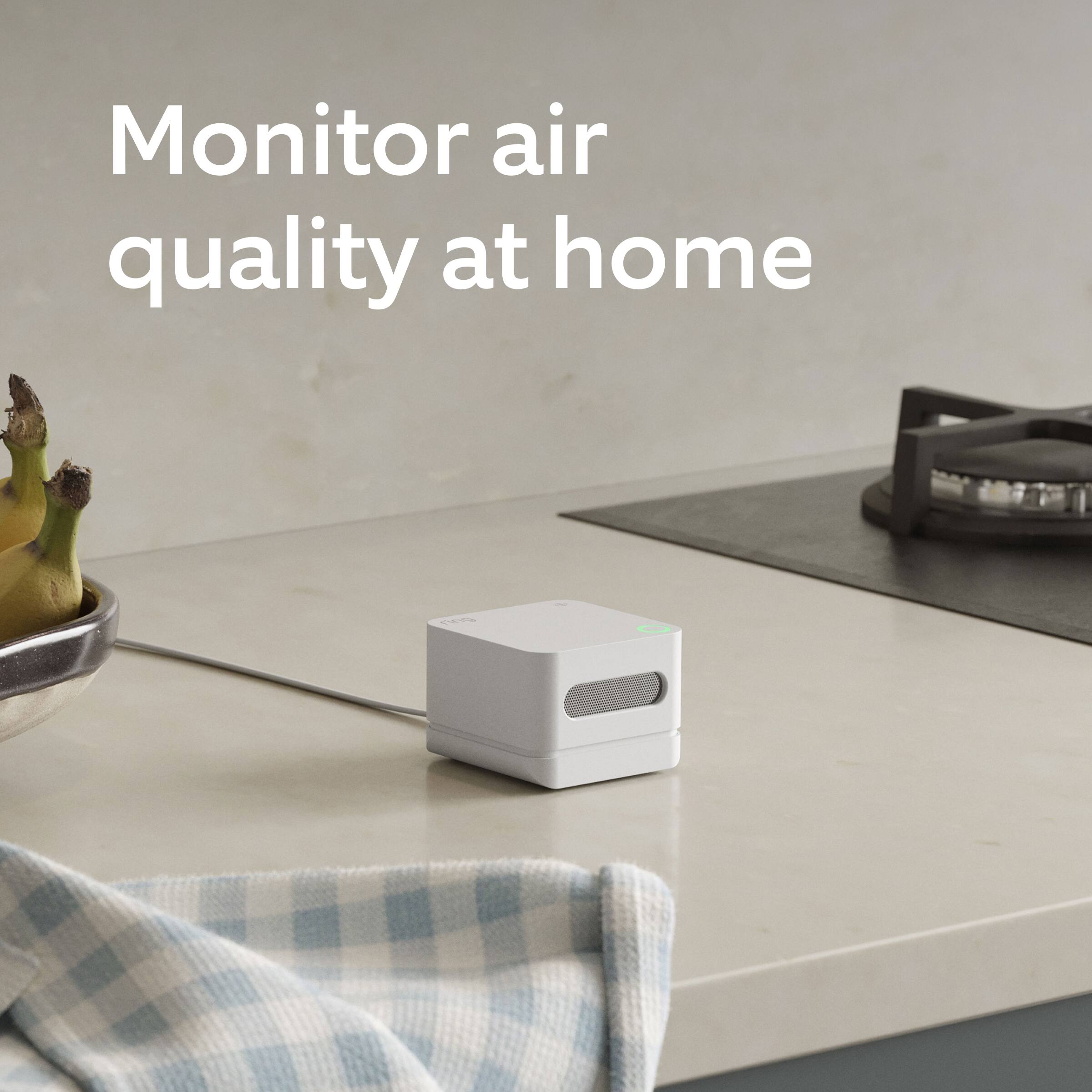 Monitor air quality at home