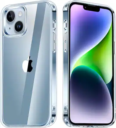 Front. Entronix - Entronix Thick Clear Case for iPhone 13 Mini - Ultimate Protection and Clarity - Clear.