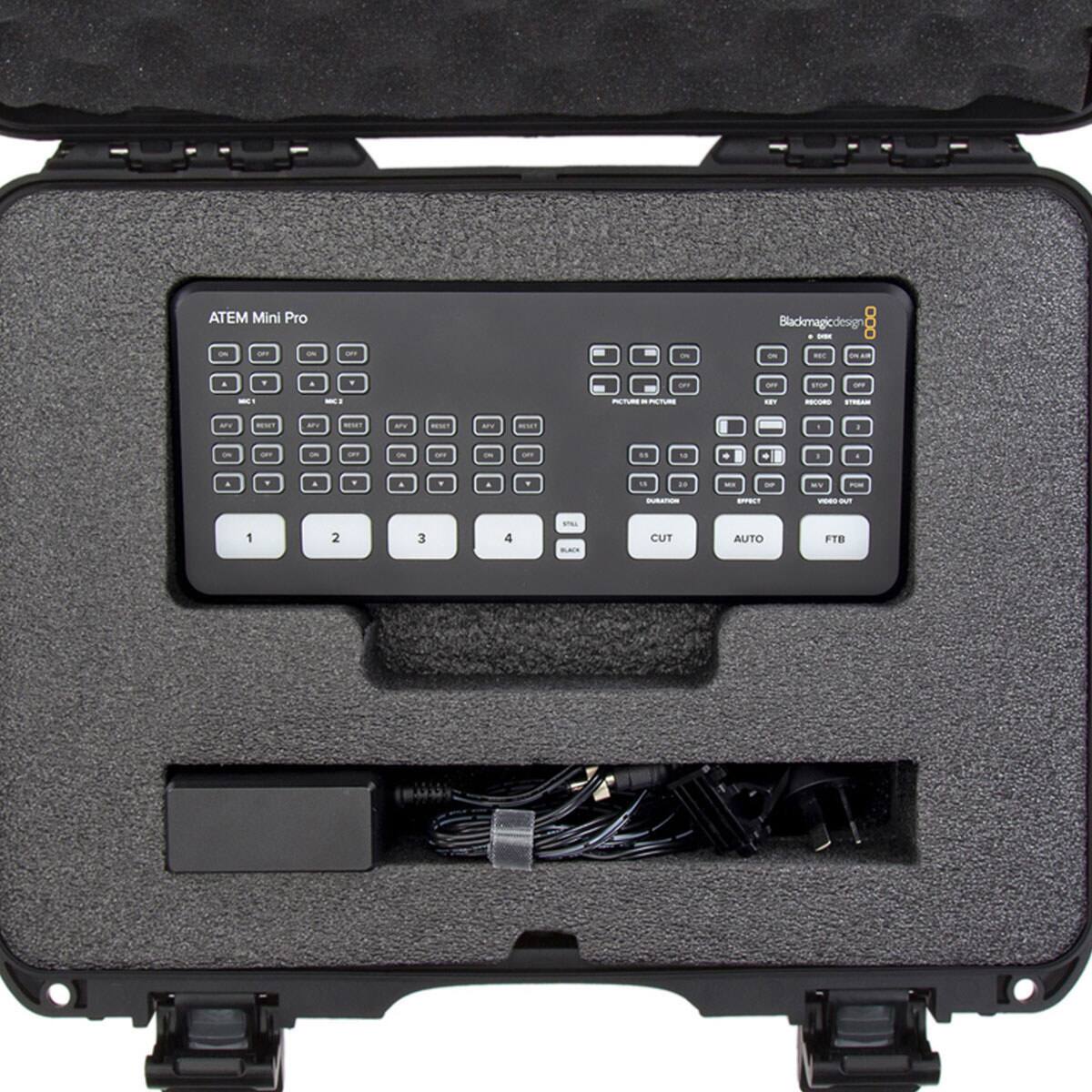 ATEM Mini Pro - Blackmagicdesign 8, a TAU MW. 18. I. A a a a 18 aV ET ou 1 2 3 4 % CUT AUTO FTB