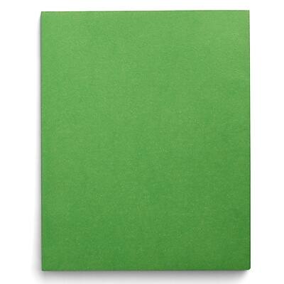 Staples - Smooth 2-Pocket Paper Folder, 25/Box (ST27533) - Green