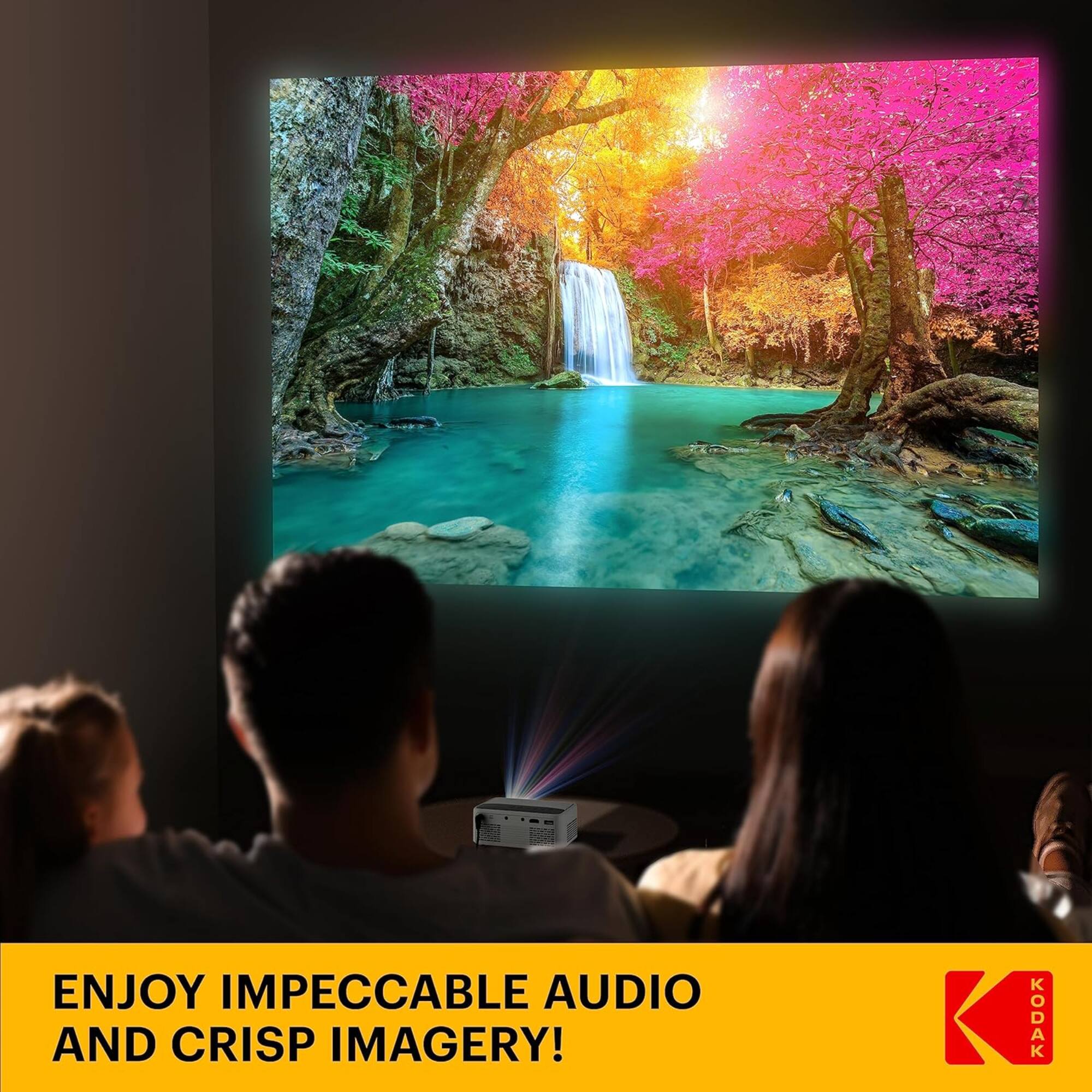 ENJOY IMPECCABLE AUDIO AND CRISP IMAGERY! KODAK
